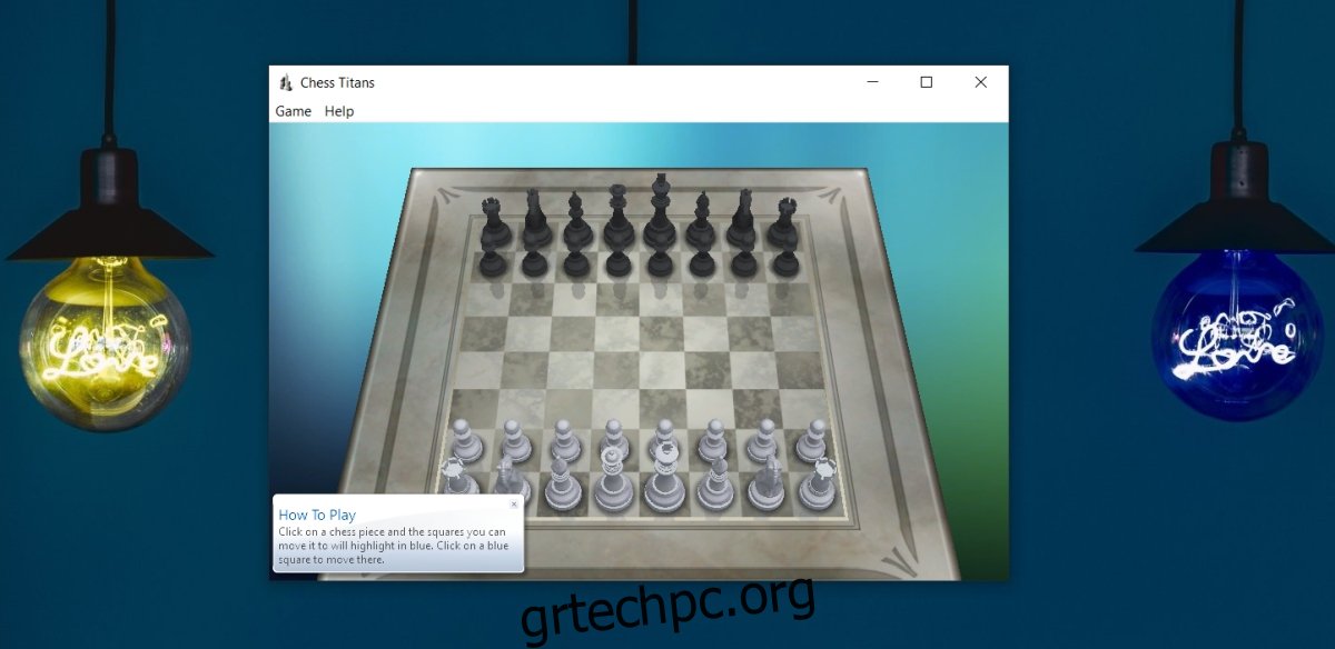 Chess Titans στα Windows 10