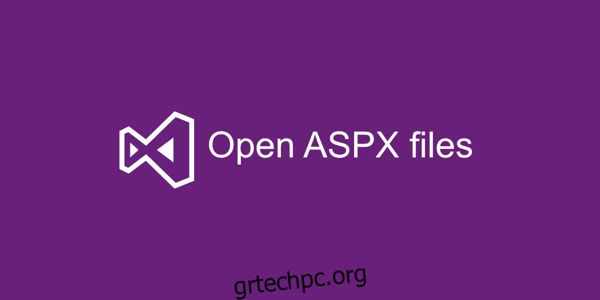 ανοίξτε αρχεία ASPX