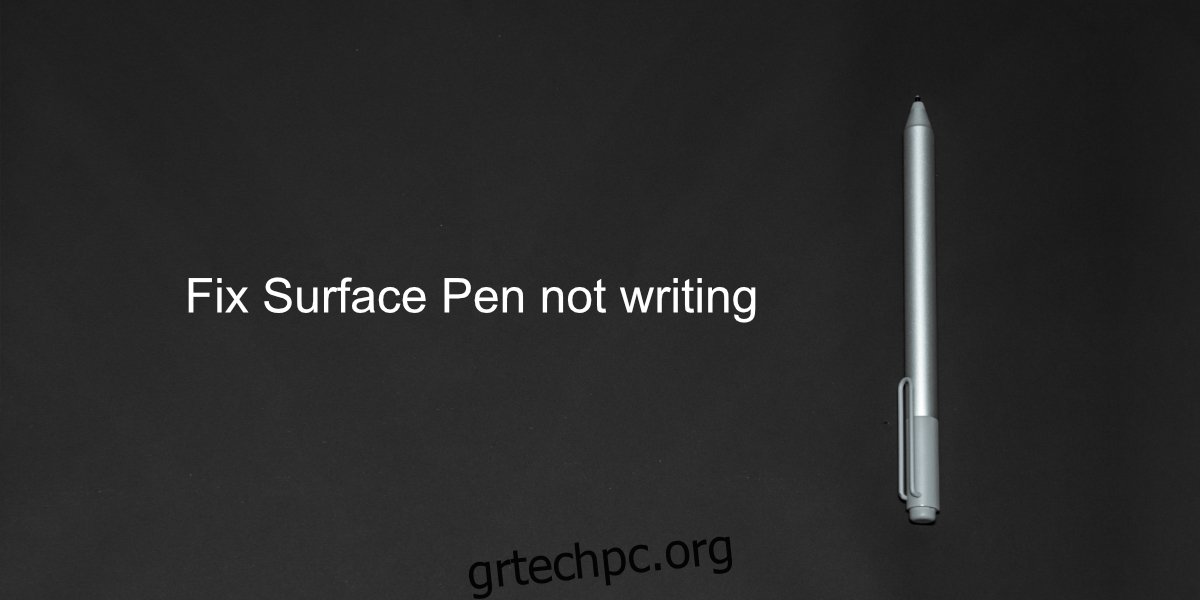 Το Surface Pen δεν γράφει