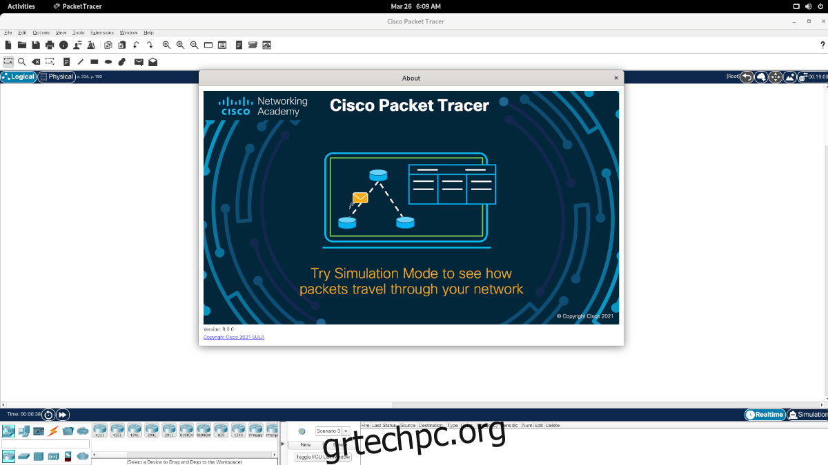 Πώς να εγκαταστήσετε το Cisco Packet Tracer σε Linux