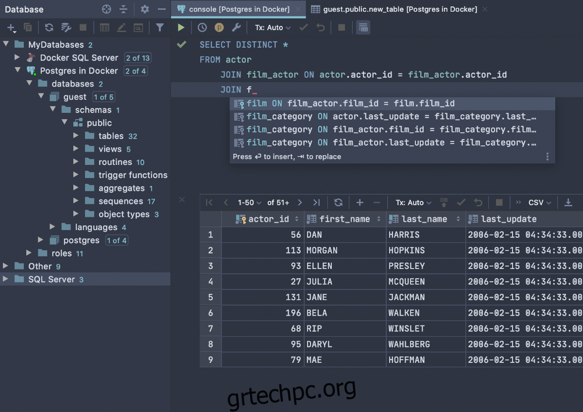 Πώς να εγκαταστήσετε το JetBrains DataGrip σε Linux