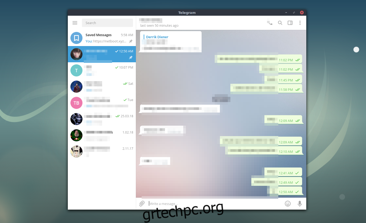   ενημερώστε την εφαρμογή Linux για το Telegram