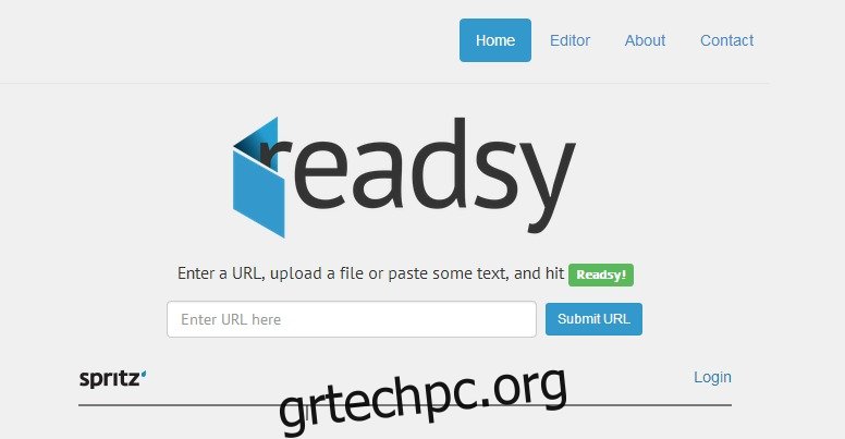 Κατακτήστε γρήγορα την ταχύτητα ανάγνωσης με την εφαρμογή Readsy Web
