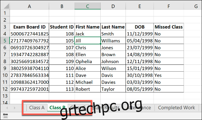 Πώς να ομαδοποιήσετε φύλλα εργασίας στο Excel