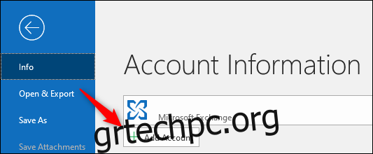 Πώς να ρυθμίσετε έναν λογαριασμό POP3 ή IMAP στο Microsoft Outlook