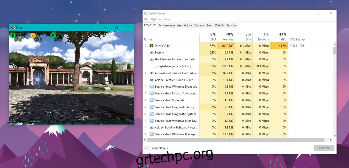 Πώς να δείτε την απόδοση της GPU στη Διαχείριση εργασιών στα Windows 10