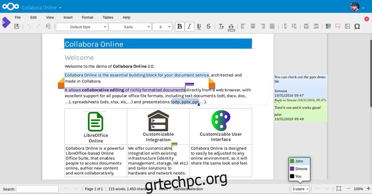Πώς να ενσωματώσετε το LibreOffice με το Nextcloud