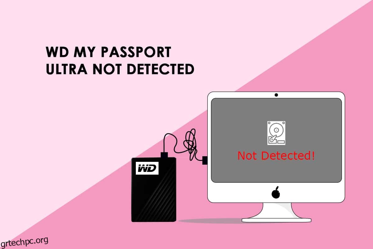 Διορθώστε το WD My Passport Ultra Not Detected στα Windows 10