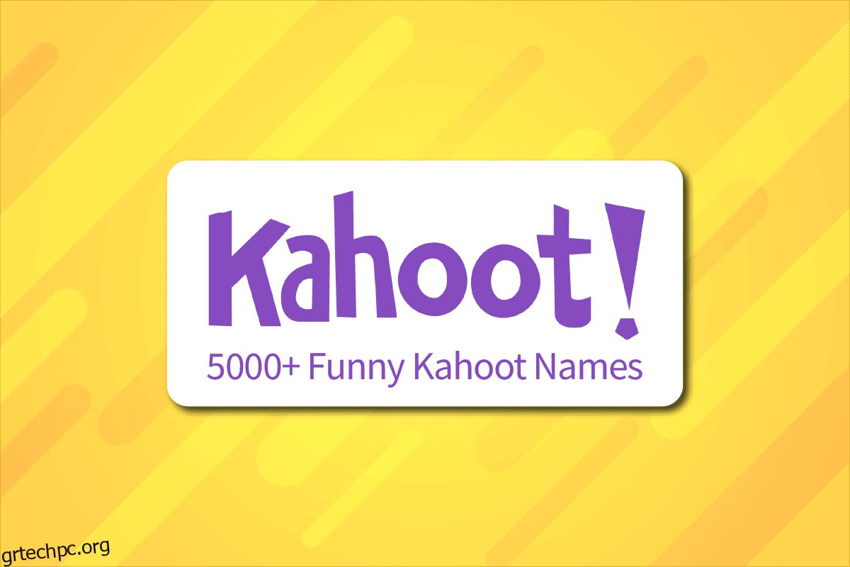 5000+ Αστεία ονόματα Kahoot