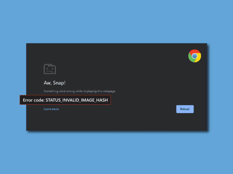 Διορθώστε το Σφάλμα Μη έγκυρου κατακερματισμού εικόνας κατάστασης Google Chrome