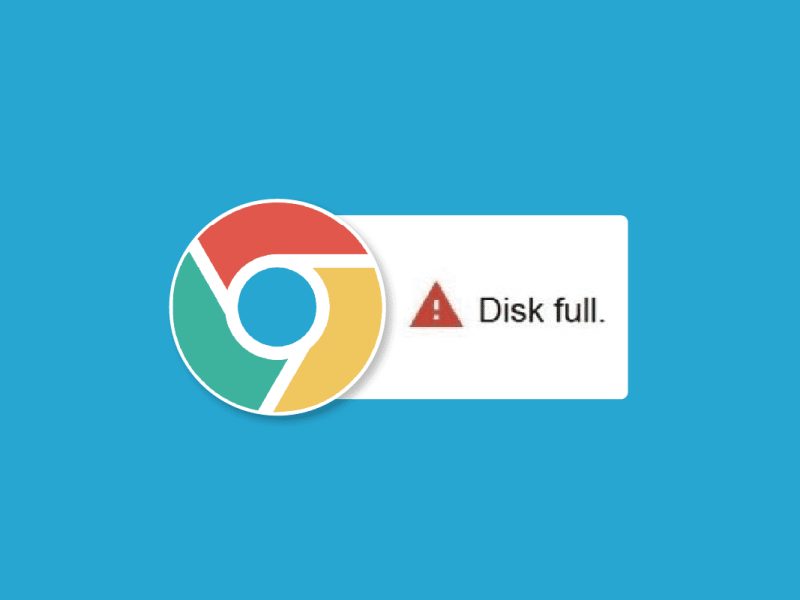 Διορθώστε το σφάλμα πλήρους λήψης του δίσκου Google Chrome