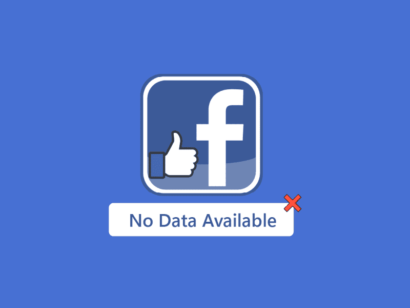 Διορθώστε ότι δεν υπάρχουν διαθέσιμα δεδομένα στα Likes στο Facebook