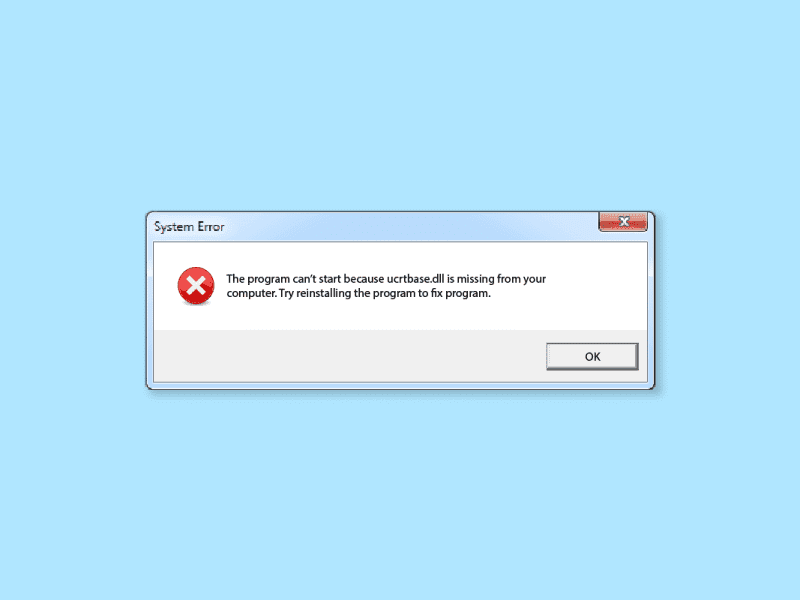 Διορθώστε το σφάλμα Ucrtbase.dll Δεν βρέθηκε στα Windows 10