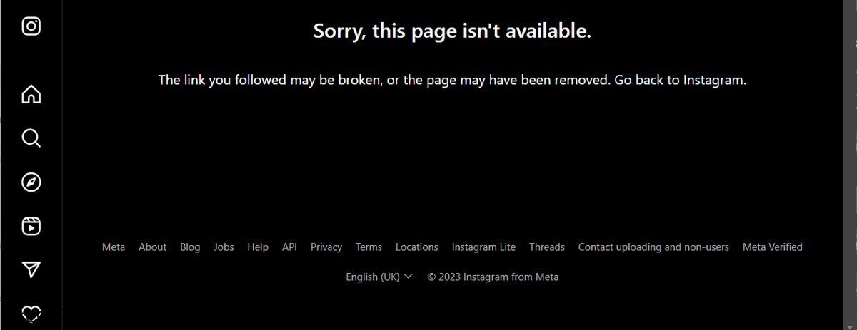 Γιατί το Instagram εμφανίζει “Συγγνώμη, αυτή η σελίδα δεν είναι διαθέσιμη”;  Πώς να διορθώσετε το σφάλμα