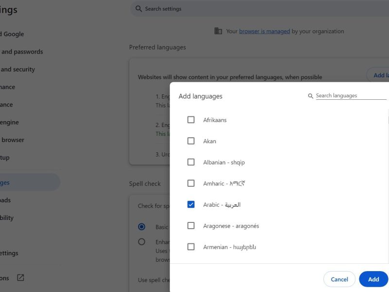 Πώς να αλλάξετε τη γλώσσα στο Chrome σε όλες τις πλατφόρμες